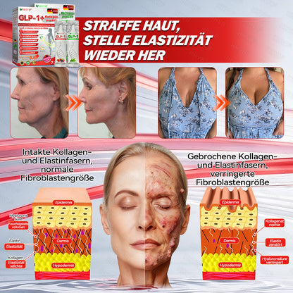 🇩🇪 Offizielle 𝙃𝐻𝑽𝖡® 🎀 𝐆𝐿𝑷-𝟭 + Kollagenpeptide Lösung zur Unterstützung von Gewichtsmanagement und Hautstraffung – mit Kollagenpeptiden & Matrixyl 3000. Hilft, das Wohlbefinden zu unterstützen und die Haut sichtbar zu verbessern.