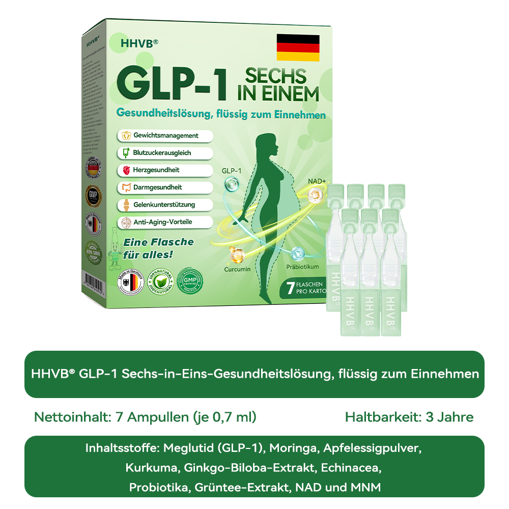 𝐇𝗛𝑉𝖡® 🇩🇪 6-in-1-𝐆𝗟𝑷-1-Gesundheitsformel 🌻🌻, 𝐟𝐥ü𝐬𝐬𝐢𝐠 𝐳𝐮𝐦 𝐄𝐢𝐧𝐧𝐞𝐡𝐦𝐞𝐧 (Nur eine Dosis pro Tag, sichtbare Veränderungen in 7 Tagen) ✅ Für Fettleibigkeit, kardiovaskuläre Gesundheit, Diabetes, Schlafapnoe, Gelenkprobleme und mehr.