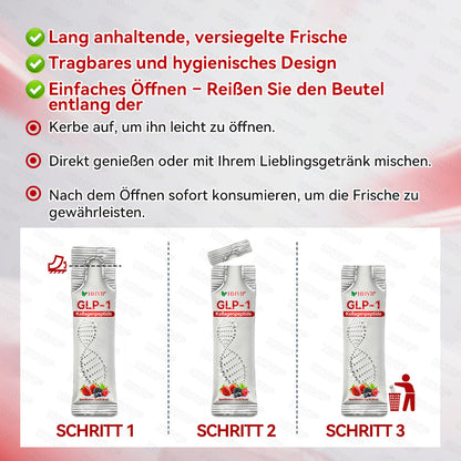 🇩🇪 Offizielle 𝙃𝐻𝑽𝖡® 🎀 𝐆𝐿𝑷-𝟭 + Kollagenpeptide Lösung zur Unterstützung von Gewichtsmanagement und Hautstraffung – mit Kollagenpeptiden & Matrixyl 3000. Hilft, das Wohlbefinden zu unterstützen und die Haut sichtbar zu verbessern.