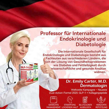🇩🇪 Offizielle 𝙃𝐻𝑽𝖡® 🎀 𝐆𝐿𝑷-𝟭 + Kollagenpeptide Lösung zur Unterstützung von Gewichtsmanagement und Hautstraffung – mit Kollagenpeptiden & Matrixyl 3000. Hilft, das Wohlbefinden zu unterstützen und die Haut sichtbar zu verbessern.